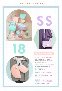 Matter Matters SS18 Collection, The Alphabet Showroom Invite 